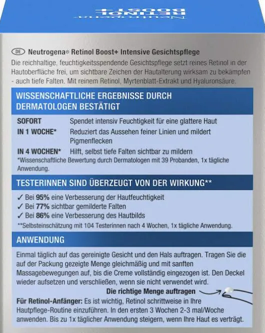 Neutrogena Retinol Boost+ Intensive Gesichtspflege 50 ml
