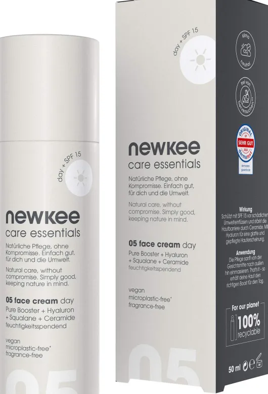 Newkee Tagescreme mit Hyaluron + LSF 15 50 ml