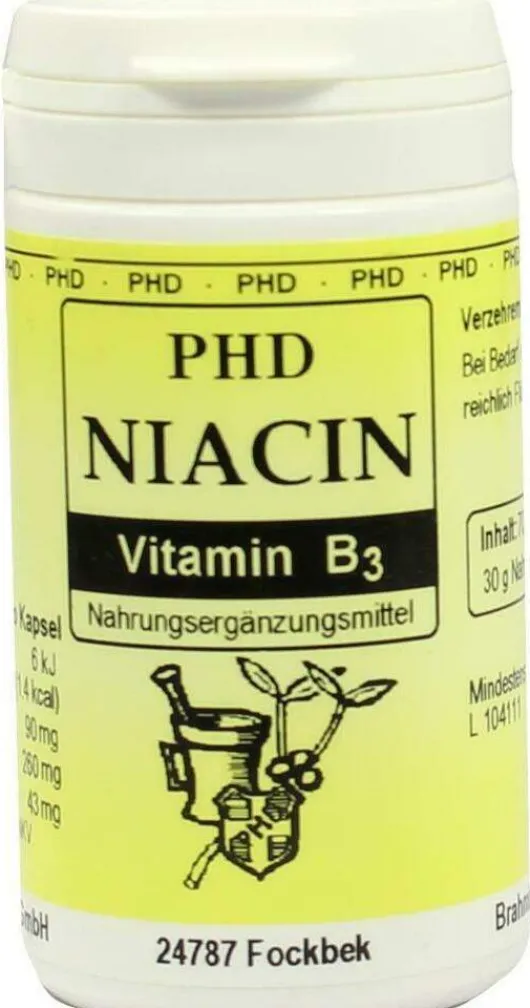 Niacin Vitamin B3 Phd Kapseln