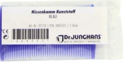 Nissenkamm Kunststoff Blau 1 Stück