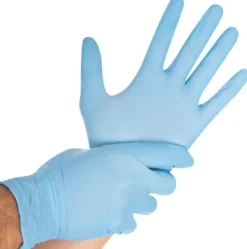 Nitrilhandschuhe Safe Light XL hellblau, Puderfrei