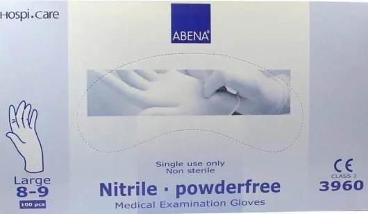 Nitril Handschuhe Ungepudert Large 100 Handschuhe