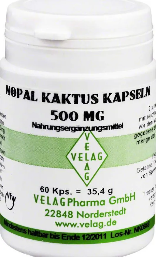 Nopal Kaktus 500 mg Kapseln
