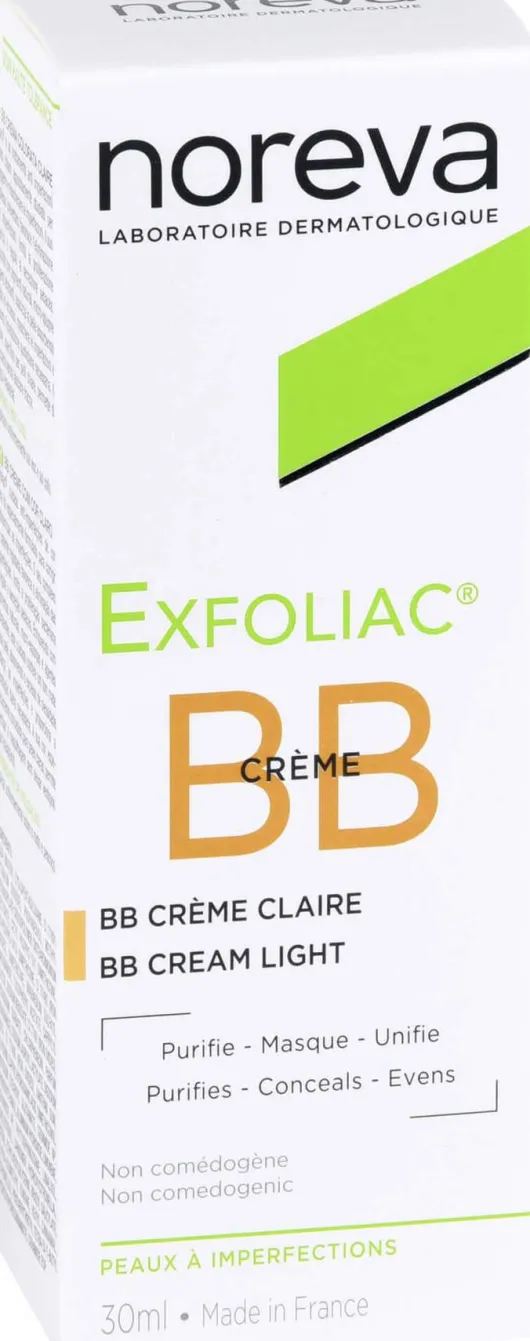 Noreva Exfoliac Getönte Bb-Creme Hell 30 ml