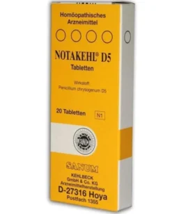 Notakehl D5 20 Tabletten