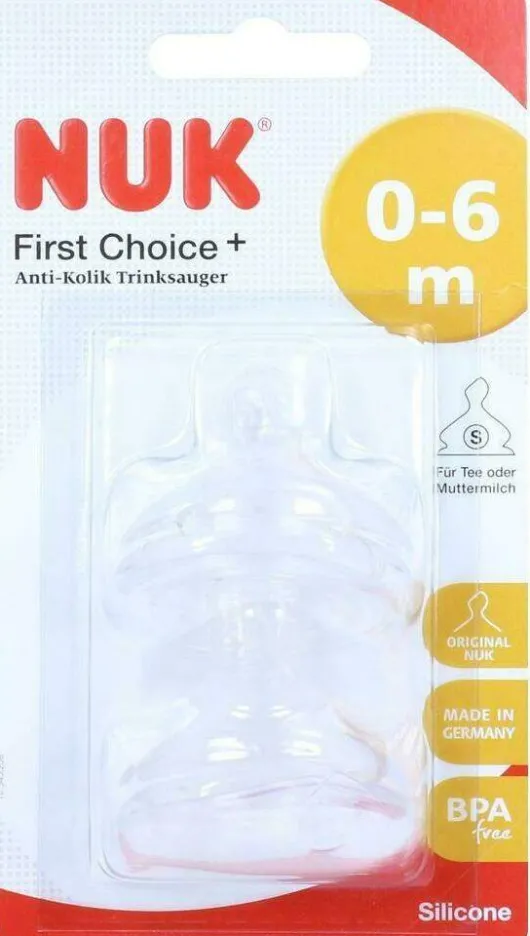 Nuk First Choice+ Trinksauger Silikon Gr.1 S