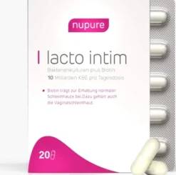 Nupure Lacto Intim 20 Magensaftresistente Kapseln