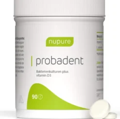 Nupure Probadent Probiotikum Mundflora Lemon 90 Lutschtabletten