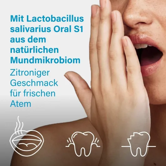 Nupure Probadent Probiotikum Mundflora Lemon 90 Lutschtabletten