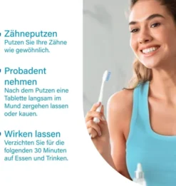 Nupure Probadent Probiotikum Mundflora Lemon 90 Lutschtabletten