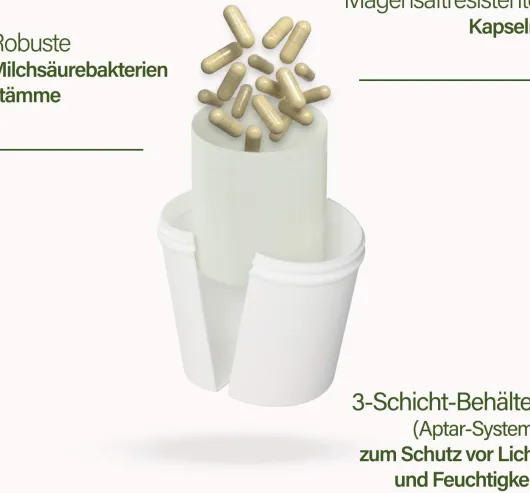 Nupure proba reise Magen Darm Komplett 30 Kapseln