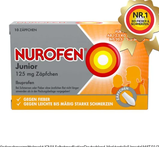 Nurofen Junior 125 mg 10 Zäpfchen