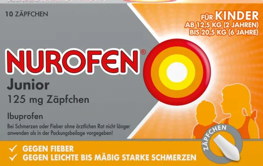 Nurofen Junior 125 mg 10 Zäpfchen