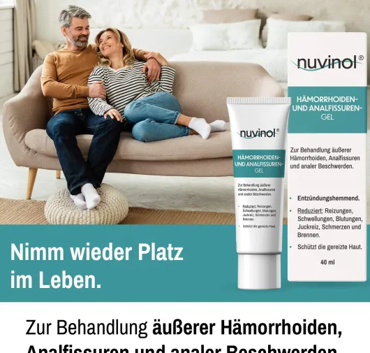Nuvinol Hämorrhoiden-Gel und Analfissuren-Gel 40 ml