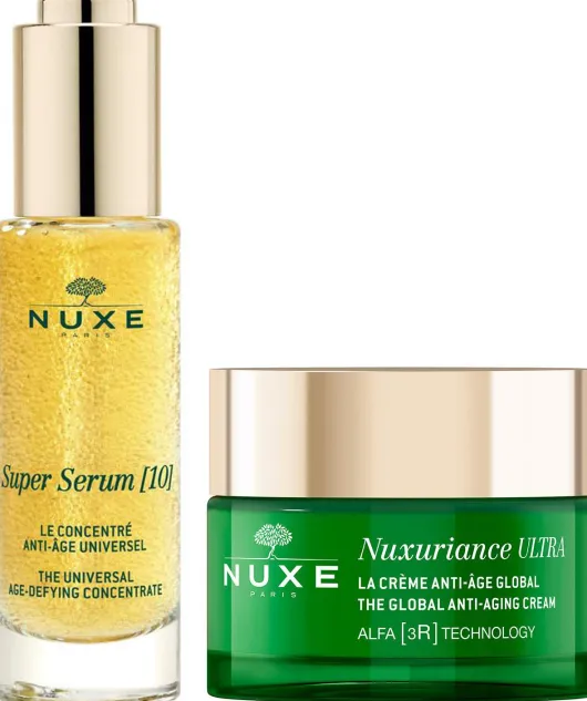 NUXE Super Serum universelles Anti Aging Serum 30 ml + Nuxuriance Ultra Tagescreme AH 50 ml