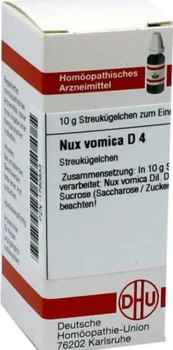 Nux Vomica D4 Dhu 10 G Globuli