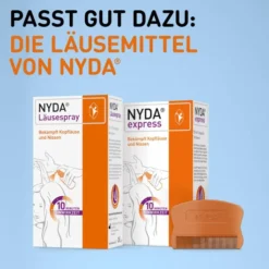 Nyda Läuse- und Nissenkamm Metall 1 Stück