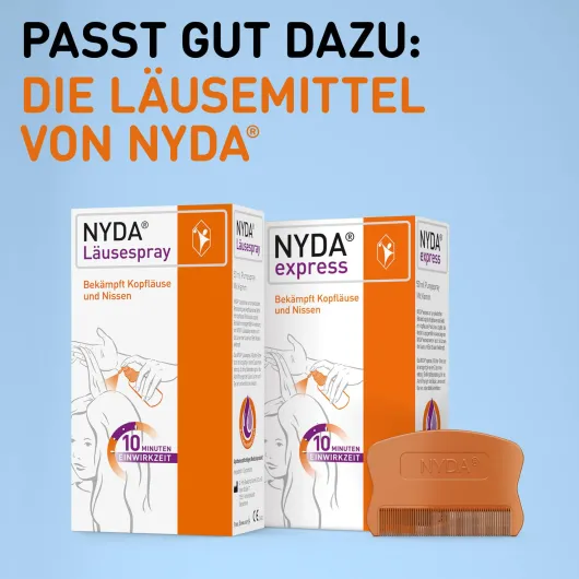 Nyda Läuse- und Nissenkamm Metall 1 Stück