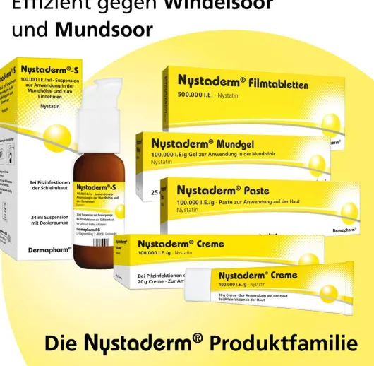 Nystaderm S Suspension Dosierpumpe 48 ml Suspension