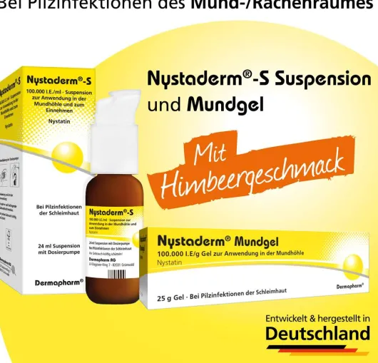 Nystaderm S Suspension Dosierpumpe 48 ml Suspension