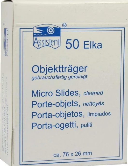 Objektträger 26x76 Geputzt