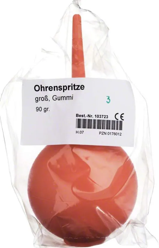 Ohrenspritze Groß 90 G Gummi 1 Spritzen