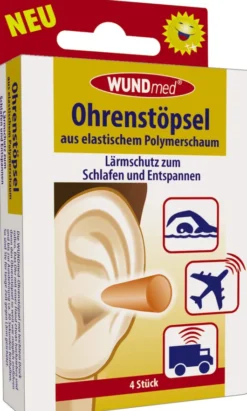 Ohrenstöpsel 4 Stück