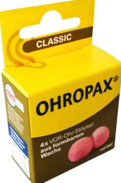 Ohropax Classic Wachs Vor-Ohr Stöpsel 4 Stück