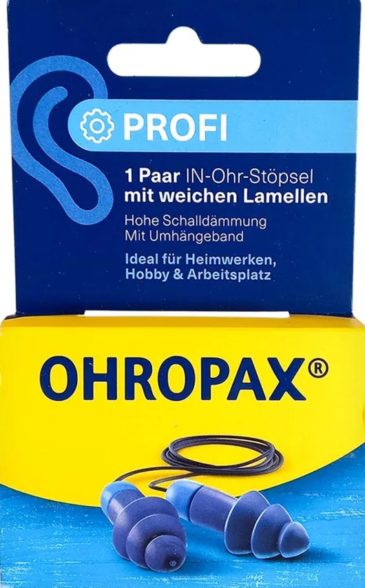 Ohropax Profi Lamellenstöpsel In-Ohr 1 Paar