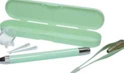Ohrreiniger Ohrlöffel mit LED Licht und Lupe, inkl. 2 Ohrlöffel+ Ohrpinzette mit LED Licht