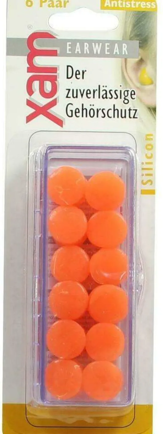 Ohrschutz Xan Medizinisches Silikon Orange