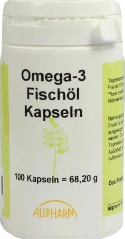 Omega 3 Fettsäuren Kapseln 100 Kapseln