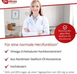 Omega 3 Fettsäuren 500 mg Kapseln 60 Kapseln