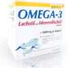 Omega 3 Lachsöl und Meeresfischöl 100 Kapseln