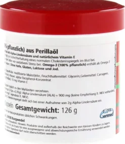 Omega 3 100 % Pflanzlich 180 Kapseln