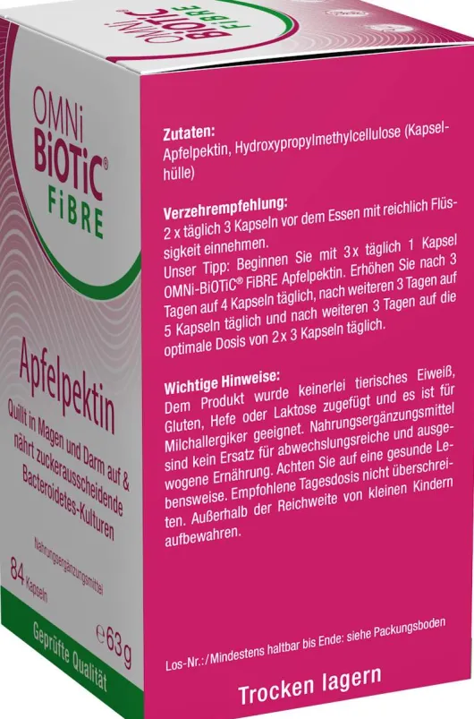 Omni Biotic Fibre Apfelpektin 84 Kapseln