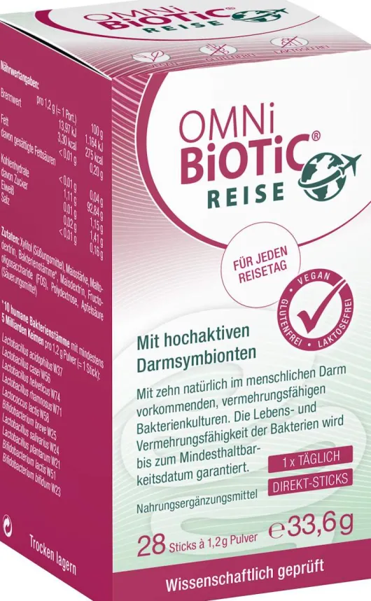 Omni Biotic Reise Pulver Stick 28 X 1,2 G