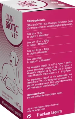 Omni Biotic Vet Cat & Dog 60 g Pulver