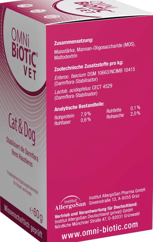Omni Biotic Vet Cat & Dog 60 g Pulver