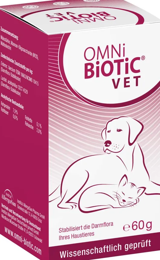 Omni Biotic Vet Cat & Dog 60 g Pulver