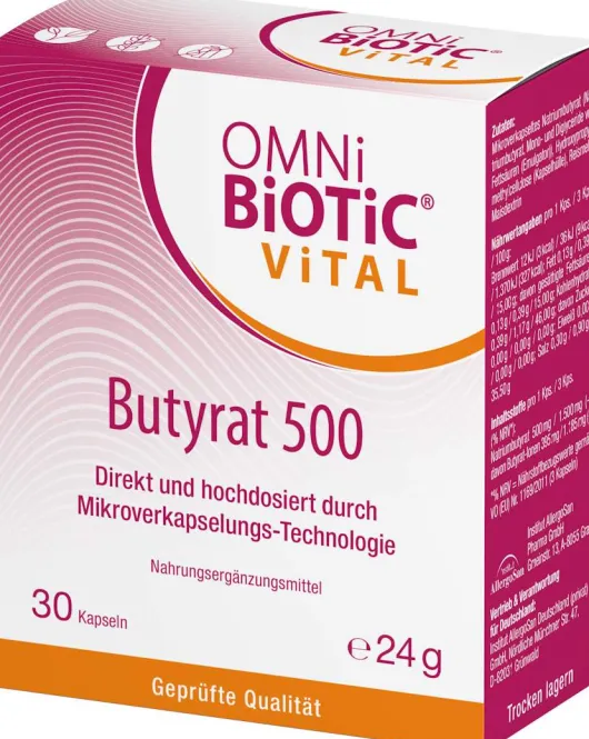 Omni Biotic Vital Butyrat 500 30 Kapseln