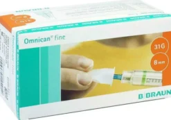 Omnican Fine Pen Kanüle 31 G 0,25 X 8 mm 100 Kanülen