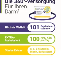 Omniflora Complete 101 Bakterienstämme 100 Mrd Kbe 28 Kapseln