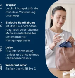 Omron MicroAIR Go NE-U300 Mesh Vernebler tragbar 1 Stück