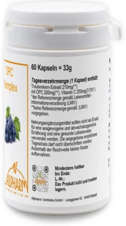 Opc Traubenkernextrakt Kapseln