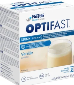 Optifast Drink Vanille 8 X 55 G Pulver