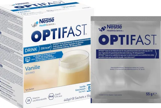 Optifast Drink Vanille 8 X 55 G Pulver