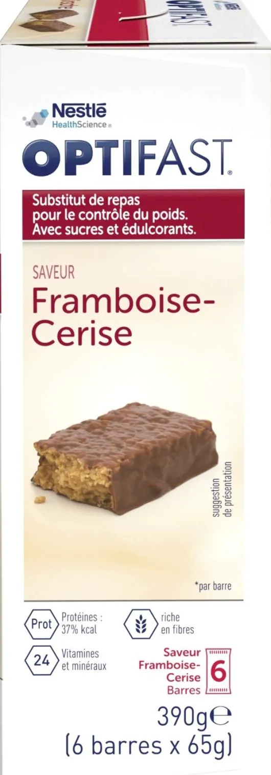 Optifast Riegel Himbeere-Kirsche 6 X 65 G