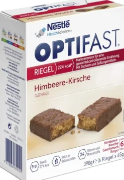 Optifast Riegel Himbeere-Kirsche 6 X 65 G
