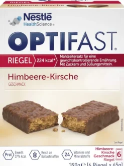 Optifast Riegel Himbeere-Kirsche 6 X 65 G